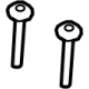 Hyundai 88740-AA000-NNB Guide Assembly-Headrest W/Lever Hyundai 88740-AA000-NNB Guide Assembly-Headrest W/Lever