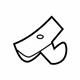 Hyundai 88571-D3000-TRY Recline Lever Left Hand