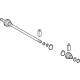 Hyundai 496R1-N9000 Joint & Shaft Kit-Rear Wheel S