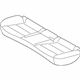Hyundai 89160-G2010-SHE Rear Seat Cushion Covering Assembly Hyundai 89160-G2010-SHE Rear Seat Cushion Covering Assembly