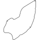 Hyundai 82391-GI000 Front Door Trim Seal Left Hand